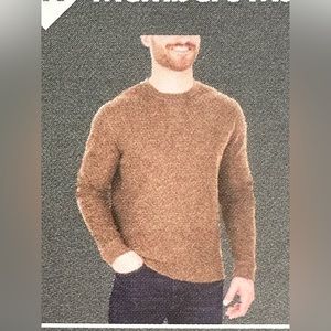 Brand New Member’s Mark Crew Neck Pullover Brown Tile Color💖